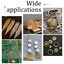 100шт 5-х стильный латунный лист FIND-PH0007-66