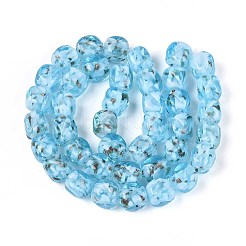 Бусины ручной работы бусины золотого песка&nbsp;LAMP-T021-32B