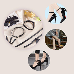 Ahademaker 4 комплект 2 стильных шнурков из искусственной кожи на высоком каблуке&nbsp;AJEW-GA0004-24