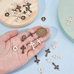 60шт 6 стиля подвески из сплава с эмалью&nbsp;ENAM-DR0001-06