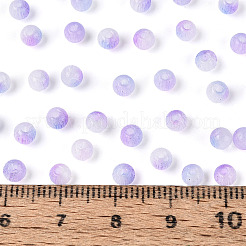 Perles de verre de style banc à étirer&nbsp;SEED-Q039-01F