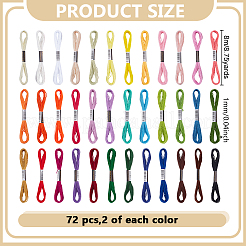 72 Bündel Polycotton-Stickgarn&nbsp;OCOR-GO0001-31