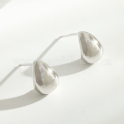 Модные серьги-гвоздики из стерлингового серебра s925 в форме капли DP0652-2