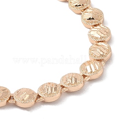 Messing-Gliederkettenarmbänder für Frauen und Männer&nbsp;BJEW-P324-01D-KCG