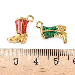 Подвески из нержавеющей стали 304 с эмалью&nbsp;STAS-I346-45G-04