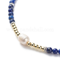 Collana di pietre preziose naturali e perle per le donne&nbsp;NJEW-JN03998