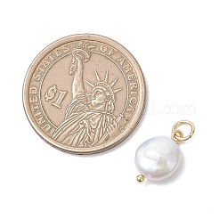 Подвески-шармы из натурального барочного жемчуга кеши&nbsp;PALLOY-JF04915