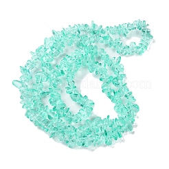 С напылением окрашенные прозрачные стеклянные бусинки&nbsp;GLAA-P060-01A-08