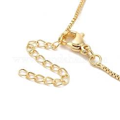 Colliers avec pendentif en zircone cubique transparent&nbsp;NJEW-G082-02B-G
