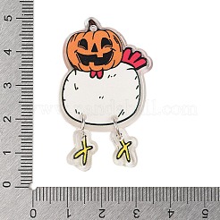 Непрозрачные акриловые подвески с принтом на тему хэллоуина SACR-S034-12A