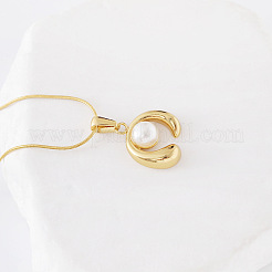 3 шт. минималистичные ожерелья из нержавеющей стали с имитацией жемчуга в форме круга для женщин PH8525