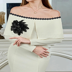 1.5 ярд кружевной отделки из органзы&nbsp;OCOR-LP0004-52