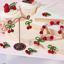 16шт стеклянные бусины подвески&nbsp;FIND-SC0014-44