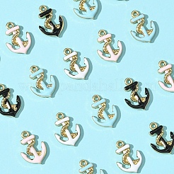 20шт 4 цвета эмалевые подвески&nbsp;ENAM-YW0005-33