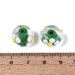 Perles vernissées manuelles&nbsp;LAMP-Q039-04C