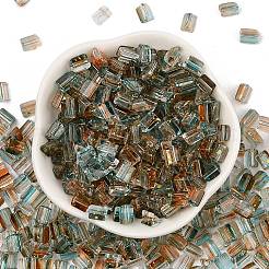 Прозрачные стеклянные бусины SEED-L011-10A-04