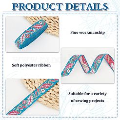 10 ярд полиэфирные ленты с вышивкой в этническом стиле&nbsp;OCOR-FG0002-26C