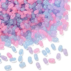 Светящиеся прозрачные акриловые бусины&nbsp;LACR-D009-01H