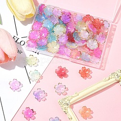 120шт 8 цвета акриловые колпачки для бусин OACR-FS0001-83