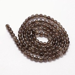 Природный дымчатый кварц нитей бисера&nbsp;LS-G-N0195-02-3mm