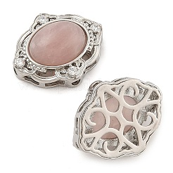 Многожильные звенья из розового кварца&nbsp;KK-M304-04P-02