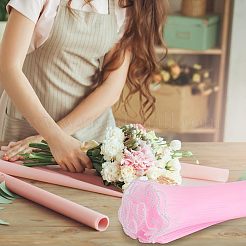 4 пакет полиэстеровая упаковочная бумага для цветочного букета&nbsp;ORIB-BC0001-11