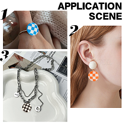 40шт 4 цвета пластиковых кабошонов KY-DC0001-11