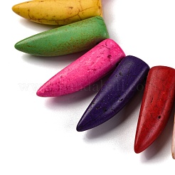 Синтетических нитей бирюзовые бусы&nbsp;G-C147-22B