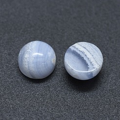 Natürliche blaue Spitze Achat Cabochon&nbsp;G-G795-06-01B