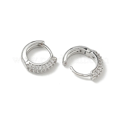 Shegrace Messing-Ohrringe mit Mikropavé-Fassung und Zirkonia-Steinen&nbsp;XGRQ4G980-669P