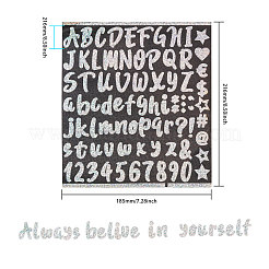 ПВХ лазерные самоклеящиеся наклейки DIY-WH0308-408