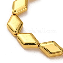 Стеклянные бусины с гальваническим покрытием  EGLA-H109-11