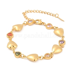 Браслеты из нержавеющей стали 304 для женщин BJEW-U026-02A-G