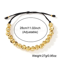 Плетеные браслеты из латунных бусин в европейском стиле&nbsp;UV5081-5