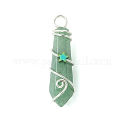 Подвески из натурального смешанного камня&nbsp;PALLOY-JF02803-04