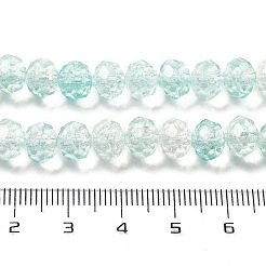 Transparent Knistern Glasperlen Stränge&nbsp;LS-CCG-L050-01A-07