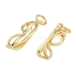 Pendentifs de placage en laiton&nbsp;KK-CBAB1AF-21G