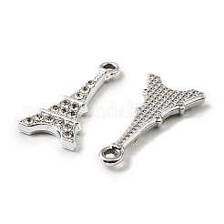 Подвески со стразами из сплава с ультрафиолетовым покрытием FIND-A054-07P