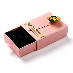 Boîte à bijoux en carton&nbsp;CON-WH0068-74A-03