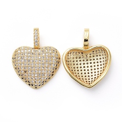 Messing micro pave klare zirkonia anhänger&nbsp;KK-I658-36G