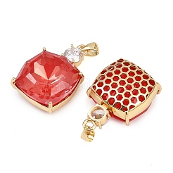 Латунные микро проложить кубического циркония подвески KK-B150-30G-04