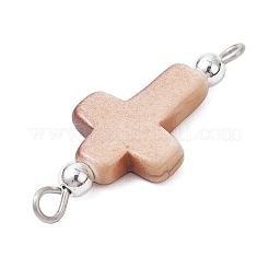 Подвески-соединители из синтетической бирюзы PALLOY-JF04311-01