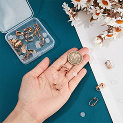 20 шт. латунная клипса для сережек KK-SP0001-22G