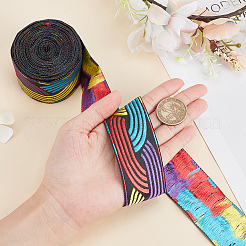 7 м плоских полиэфирных лент для вышивки OCOR-WH0003-011A