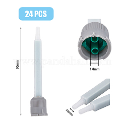 Puntas de boquilla de mezcla de epoxi de plástico&nbsp;TOOL-WH0131-08B