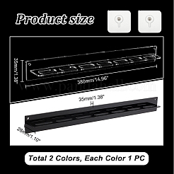 2 комплект из 2-х цветных акриловых держателей для солнцезащитных очков AJEW-GA0006-41