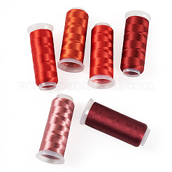 6 рулон велюровой пряжи 6 цветов&nbsp;AJEW-TA0002-70A