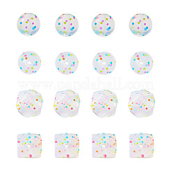 20шт 2 стиля силиконовые бусины SIL-TA0001-23