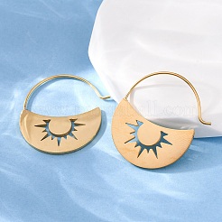 Серьги-подвески из нержавеющей стали 304&nbsp;EJEW-Z118-07G-01