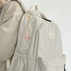 2 шт. двухцветные поворотные карабины из сплава «кошка» HJEW-JM03382